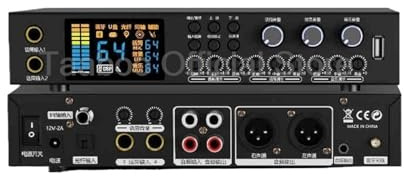 DJ-Mixer, 24W 16 Effekte Digital Pre-Effektor Bluetooth Sound Box DJ Mixer Konsole Verstärker Lautsprecher Drahtlose Überwachung System(K160 With RCA)