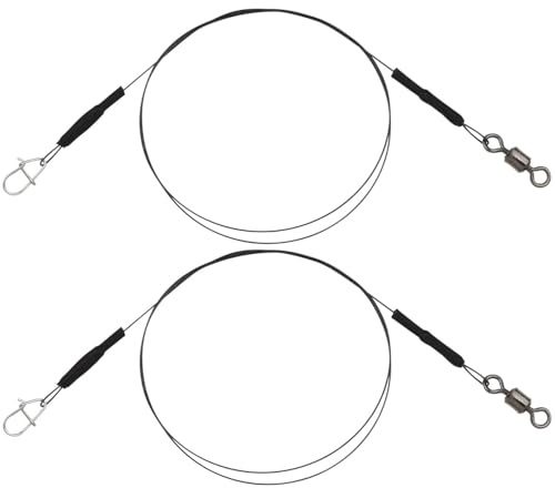 Spro Freestyle Spinnvorfächer zum Kunstköderangeln Titanium Leader 7X, Länge/Durchmesser/Tragkraft:30cm / 0.30mm / 8kg