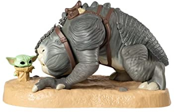 Funko Star Wars: The Book of Boba Fett Super Sized Jumbo POP! Vinyl Figurine Grogu with Rancor 25 cm