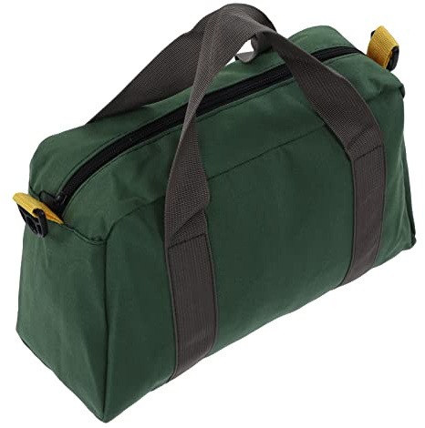 Sac à Outils à Large Ouverture, 18 x 12 x 30cm Sac à Main de Stockage Portable en Toile Imperméable de Grande Capacité, Organisateur de Sac à Outils Robuste pour Voitures, Jardin, électricien (12in)