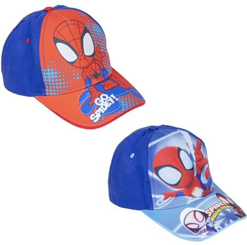 CERDÁ LIFE'S LITTLE MOMENTS Casquette pour Enfant avec visière Spidey Rouge, Taille Unique Garçon