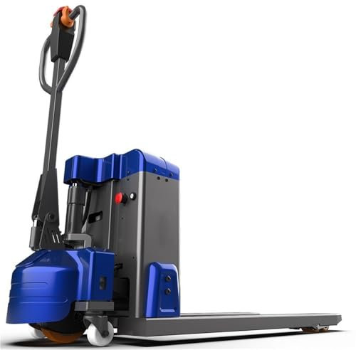 Transpaleta- Transpaleta eléctrica con batería de Litio, transpaleta clásica con Capacidad de 4400 Libras, Mango multifunción, Utilizada for manipulación, Almacenamiento y elevación, Fácil reemplazo