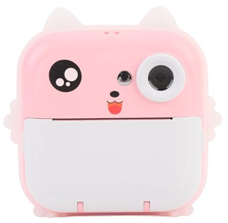 48 MP Kids Instant Print Camera, Selfie Lens 1080P Video, Portabel Resekamera, Roliga Ramar, Tydlig Utskrift, 800mAh Batteri, 128GB Stöds, Födelsedagspresenter för Pojkar,