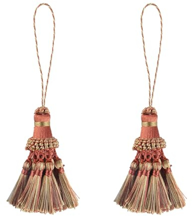 Tassels for Crafts - 2PCS Blue Craft Tassels, Key Tassel for Furniture, Curtain Tassel, Mother’s Day Decorative Hanging Tassels, DIY Accessories for Curtains Phone Bags Car Curtain