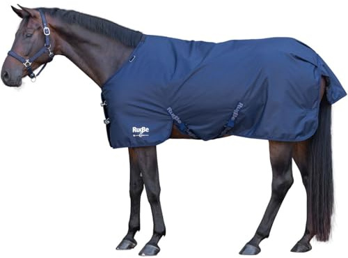 Coperta invernale per cavallo, RugBe IceProtect, coperta per esterni, con imbottitura da 200 g, 600 denari, resistente all'acqua fino a 3000 mm (115)