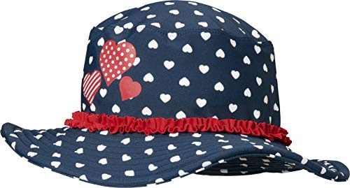 Playshoes Bademütze Kopfbedeckung Mädchen,Herzchen,55