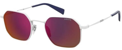 Levi's Unisex Sonnenbrille Lv 1035/S 51/22/140, Erwachsene Sunglasses, 6HT/MI Matte White, 51