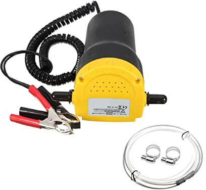 Trintion Oil Change Extractor- Diesel and Engine Oil Pump 12V 60W for Vehicles Fuel Transfer Pump Kit with Tubes Ideal for Truck RV Boat ATV Auto Car and Motorbike