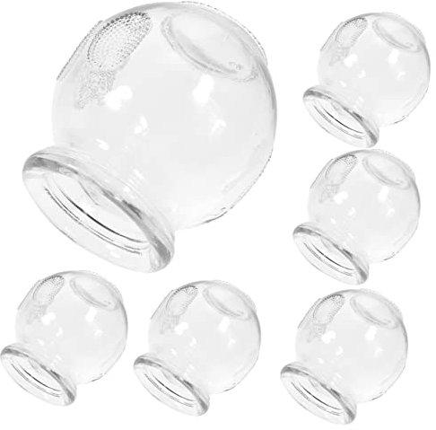 JECOMPRIS 6 Pièces Ventouses De Massage Ventouses Sous Vide Masseur De Sous Vide Outils Ménagers De Pour Fournitures De