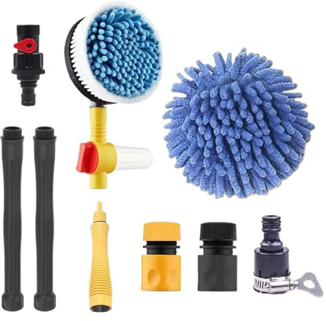 Spazzola Per Pulizia Camion | Puliscivetri Senza Graffi Per Auto - Allungabile Antigraffio Con Testina Rotante Per Detergere Dettagli Veicoli