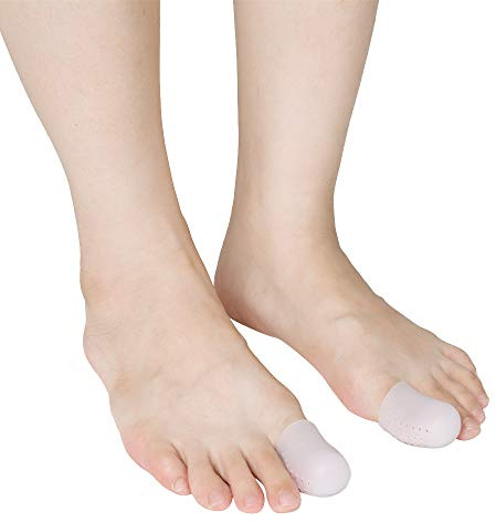 Cappucci per dita dei piedi in silicone Maniche protettive traspiranti Allevia calli vesciche e unghie incarnite Protezione dall attrito tacchi alti Protettori l alleviamento del dolore al piede