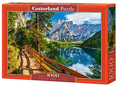 Castorland C-104109-2 Braies Lake, Italy, 1000 Teile Puzzle, bunt