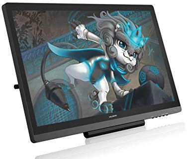 HUION Kamvas 20 Grafiktablett mit Display, Upgrade-Version Kamvas GT-191 V2 Grafikzeichnungsmonitors, 120% sRGB, ± 60 ° Neigung, neues batterieloses PW507