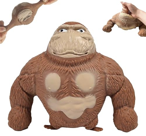 Squeeze Jouet,Gorilla Toys,Figurine de Gorille Anti Stress,Jouet Anti-Anxiété et Anti-Irritabilité,Gorilla Singe Singe Toy,Jouet Anti Stress Enfant Gorille,Jouet Doux à Presser