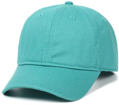 20 Farbe Snapback Cap Junge Mädchen Baseballcap 100% Baumwolle Kappe Einfarbig Sonnenschutz Sonnenhut Outdoor Basecap Einstellbar Baseballkappe Kinder (DE/NL/SE/PL, Numerisch, 47, 54, Grün 3)