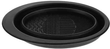 PRETYZOOM Bol de Nettoyage Pinceaux Maquillage Silicone Flexible avec Textures Convexes Seau Portable Pratique pour Nettoyer Brosse Cosmétique sans Dommage