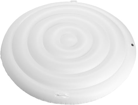 Generic Runt Uppblåsbart Badtunnasskydd 5,4 FT PVC-skydd för SPA-pooler Utomhusbruk