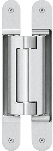 Simonswerk 5 400613 0 12402 Türband Tectus TE 640 3D, verdeckt für stumpfe Türen, silberfärbig beschichtet
