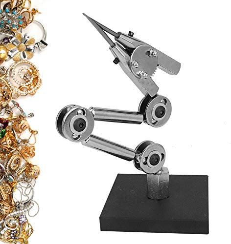 Helfende Hände Löten, Löthilfe dritte Hand, Schmuckschweißvorrichtung Lötkolbenständer aus dritter Hand mit Krokodilklemme Tischclipklemme Hilfsschweißclip zum Löten Reparatur