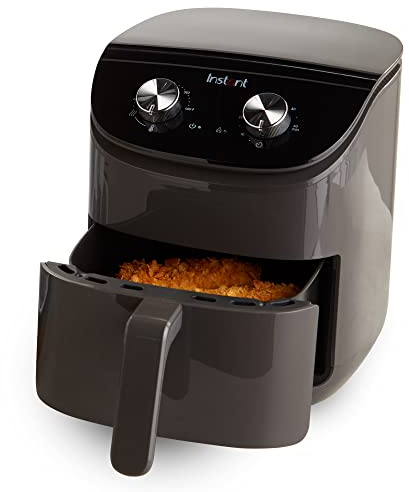 Instant Pot Essentials 4QT Air Fryer with EvenCrisp Technology that Crisps and Reheats, Easily Adjust Time & Temperature For Quick Meals, 100+ In-App Recipes, from the Makers of Instant Pot, Black