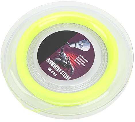 Natudeco Cuerda De Raqueta De Bádminton, Repuesto De Cable De Hilo De Raqueta De Tenis Profesional, 0,72mm, 200m, Carrete De Alambre De Raqueta para Entrenamiento Diario De Aficionados