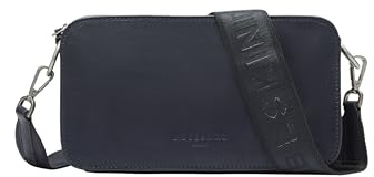 LIEBESKIND Berlin Umhängetasche „Clarice M“ – Umhängetasche Bag aus Leder mit verstellbaren Schulterriemen – Schultertasche, großzügige Fächer mit Reißverschluss und Knopfverschluss