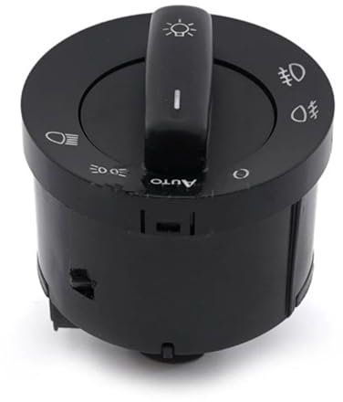 RAQXOLPB Main Light Switch Compatible With VW For Caddy III For Kombi 2KB 2KJ 2CB 2CJ 2005-2016 Car Headlight Fog Lamp Light Control Headlight Switch 3C8941431