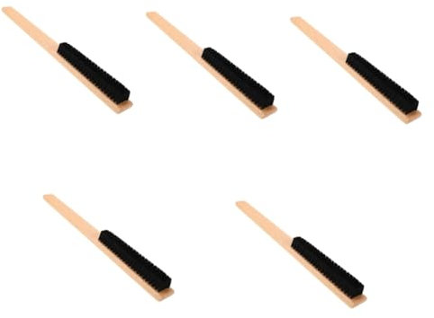 GALPADA 5pcs Sheet Laundry Brush Multi-purpose Scrub Brush for Clothing Shoes Coats Household Cleaning Tools Soft Bristles Hanging Design