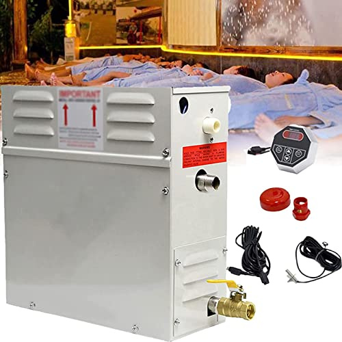 Calentador De Sauna EléCtrica,220V 3000W Sauna Comercial De Vapor,Equipo De Sauna Generador,Sauna Para La Sala De Vapor Seco Y HúMedo Para La Sala De Vapor,220V-3000W