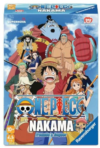 Ravensburger 24869 - One Piece Nakama - EIN kooperatives Brettspiel und Kartenspiel für 1-5 Anime-Fans ab 10 Jahren, in der Welt von One Piece