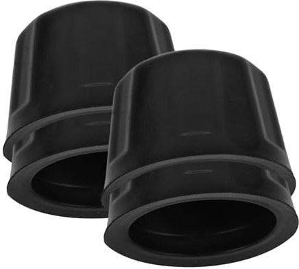 INOOMP 4 Piezas Tapas de Goma para Cubo de Rueda ATV Protectores Antipolvo para Llanta Reemplazo Compatible con Quad Accesorios Resistente y Fácil de Instalar
