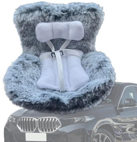 Silla para Muñecas - Asiento de Auto con Personaje, Cojín Suave y Peludo, Sofá de Juguete de Felpa, Linda Decoración para Auto | El asiento adorable de la muñeca para los accesorios de la exhibición d