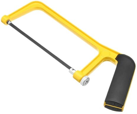 Mini telaio for sega a mano con lama da 6 pollici e manico in plastica da 150 mm for lavorazione del legno(Hacksaw Frame)