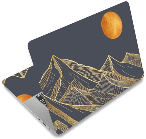 SUPERDANT Pellicola Protettiva Universale Per Notebook Con Design Montagna Astratta Copertura Adesiva Per PC 12 13 13.3 14 15 15.4 15.6 Pollici