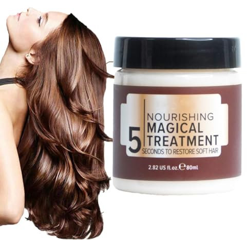 Masque capillaire nourrissant miracle Crème réparatrice capillaire Masque capillaire au collagène Restaure les cheveux doux en 5 secondes Convient aux cheveux secs et abîmés