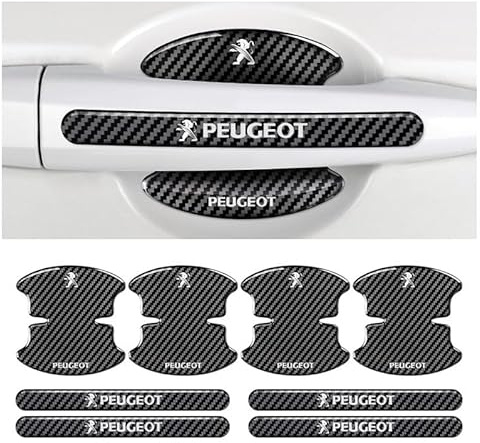 CWMMS Film Protecteur pour Poignée de Porte de Voiture pour Peugeot 407 Coupe, Film de Protection Anti-Rayures et Étanche pour Poignée de Porte de Voiture,B