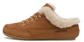 Candice Cooper Suede and Synthetic Sneakers, Brown, 8