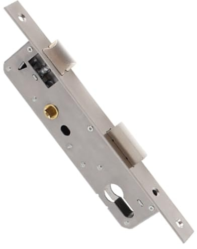 SKDFHOD Einsteckschloss Rohrrahmenschloss Edelstahl, Gartentor Schloss 85x25mm, Edelstahl Gartentür, Türschloss Rohrrahmen Einsteckschloss, Robustes Tor Schloss für Metalltüren