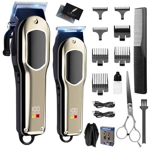 Tagliacapelli uomo professionale,Macchinetta per capelli,Tagliacapelli elettrico,Tagliacapell Senza Fili,Taglia Barba e Capelli Uomo,Per la toelettatura di barba e capelli,adatto a uomini e famiglia