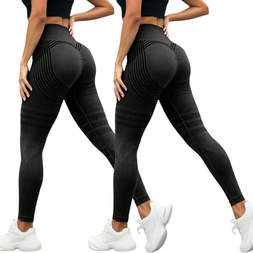 Genérico Cellumove Leggings 3D Anticelulítico Mujer, Leggings Push Up Compresión Alta Moldeadora Elástica para Yoga Fitness Deporte Uso Diario
