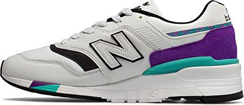 New Balance 997 Made in USA Scarpe da Ginnastica Bianche e Viola