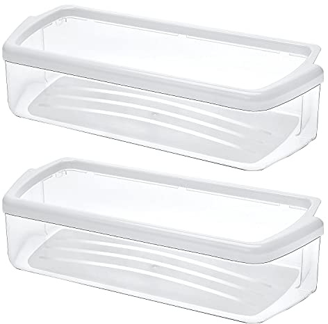 Refrigerator Door Shelf Bin Compatible with Whirlpool WRS325FDAM01 WRS325FDAM02 WRS325FDAM04 WRS325FDAB06 WSF26C2EXB01 WSF26C2EXW01 WSF26C3EXF01 ED5FVGXWS07 Kenmore 10651102110（Mode Number W10321304）