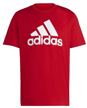 Adidas Herren Essentials Single Jersey Big Logo Tee, Better Scarlet, M