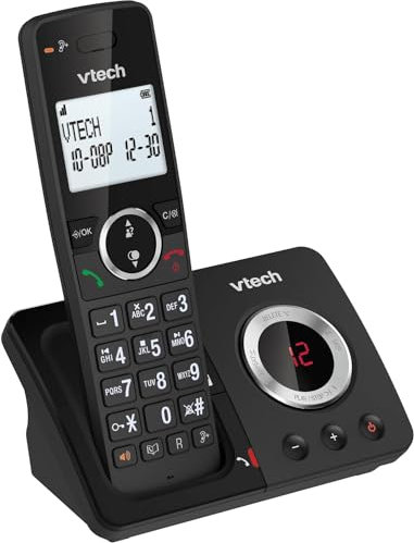 VTech Téléphone numérique sans Fil ES2050 Répondeur Simple Bloqueur d'appels indésirables