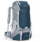 HOMIEE Wanderrucksack 50L Herren Damen Wasserdichter Trekkingrucksack Reiserucksack Outdoor Wandern Rucksack Mit Regenabdeckung, Blaugrau