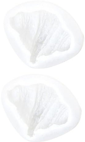 Mikinona 2 Piezas Molde De Croissant Molde De Resina De Forma Irregular Moldes De Mantequilla De Silicona Molde De Helado Moldes De Silicona Para Velas Gel De Sílice