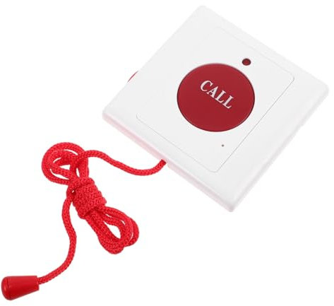 Milisten Notrufknopf Mit Schnur Für Senioren Zwei Alarmtasten Für Schnelle Hilfe Für Unterstützung Von Behinderten in Wohnräumen Und Pflegeeinrichtungen