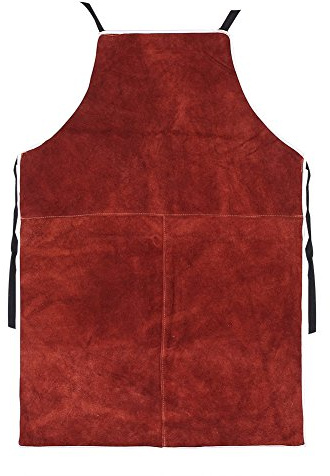 Luckmart Brown Welder Apron Welding Equipment Heat Insulation Protection Leather Apron 60x90cm