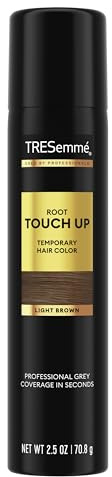 TRESemmé Root Touch-Up, Temporary Hair Color, Light Brown Hair Ammonia-free, Peroxide-free Root Cover Up Spray 2.5 oz