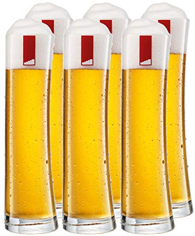 Stiegl Biergläser, Glas, (Stiegl Stange 6er Set 0,3l)